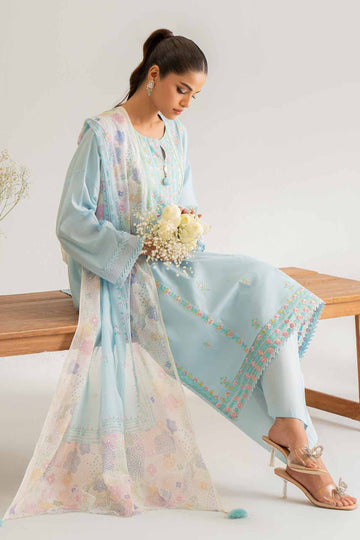 Nishat Linen 3 Piece - Digital Printed Embroidered Suit - 42501586 Online Shopping